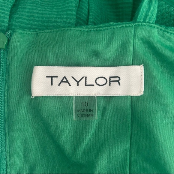 Taylor Rosette Mini Dress Garden Girl Whimsy Darty Rush Green NWOT Size 10 - Picture 2 of 15